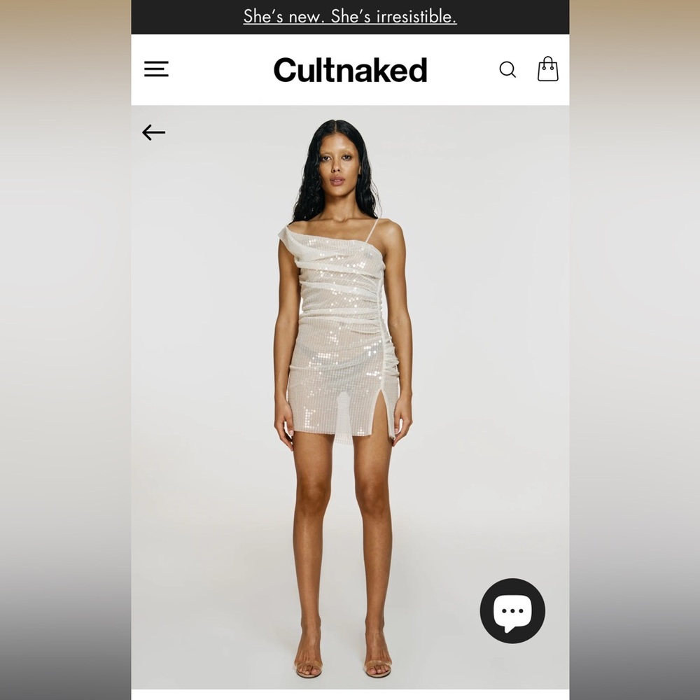 Cultnaked Moon Dress in Sand
